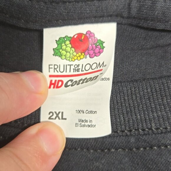 Fruit of the Loom Size 2XL Black Engineer Novelty T-Shirt - Picture 5 of 6